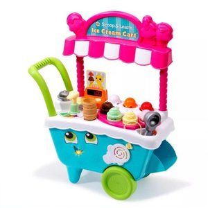 LeapFrog SCOOP AND LEARN ICE CREAM CART - Play Kitchen Toy for Kids - Blue - NEW